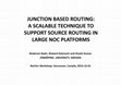 Research paper thumbnail of Junction based routing