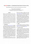 Research paper thumbnail of The Nostrum backbone-a communication protocol stack for Networks on Chip