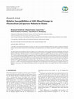 Research paper thumbnail of Relative Susceptibilities of ABO Blood Groups toPlasmodium falciparumMalaria in Ghana