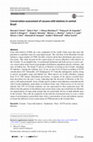 Research paper thumbnail of Conservation assessment of cassava wild relatives in central Brazil