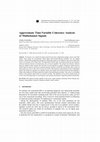 Research paper thumbnail of Approximate Time-Variable Coherence Analysis of Multichannel Signals