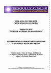 Research paper thumbnail of 49 IMPORTANTES MUDRAS E OS CINCO RAIOS SECRETOS