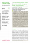 Research paper thumbnail of Language evolution: examining the link between cross-modality and aggression through the lens of disorders