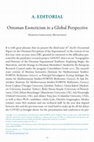 Research paper thumbnail of Editorial - Ottoman Esotericism in a Global Perspective