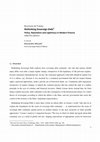 Research paper thumbnail of Recensione del volume: Rethinking sovereign debt policy, reputation and legitimacy in modern finance, Lienau O