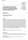 Research paper thumbnail of Is securitization theory racist? Civilizationism, methodological whiteness, and antiblack thought in the Copenhagen School