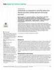 Research paper thumbnail of Individuals co-exposed to sand fly saliva and filarial parasites exhibit altered monocyte function