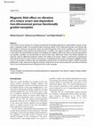 Research paper thumbnail of Magnetic field effect on vibration of a rotary smart size-dependent two-dimensional porous functionally graded nanoplate