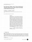 Research paper thumbnail of Size-Dependent Higher Order Thermo-Mechanical Vibration Analysis of Two Directional Functionally Graded Material Nanobeam