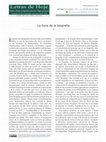 Research paper thumbnail of La hora de la biografía