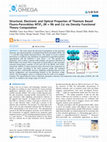 Research paper thumbnail of Structural, Electronic and Optical Properties of Titanium Based Fluoro-Perovskites MTiF3 (M = Rb and Cs) via Density Functional Theory Computation