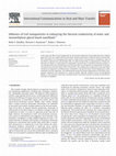 Research paper thumbnail of Influence of CuO nanoparticles in enhancing the thermal conductivity of water and monoethylene glycol based nanofluids