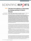 Research paper thumbnail of The fecal microbiota as a biomarker for disease activity in Crohn’s disease