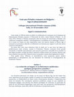 Research paper thumbnail of Colloque international d'études romanes (CIER), Sofia, 16-18 novembre 2023
● Nouvelle date limite de soumission des propositions de communication : le 25 juin 2023