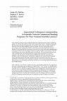 Research paper thumbnail of Assessment Techniques Corresponding to Scientific Texts in Commercial Reading Programs: Do They Promote Scientific Literacy?