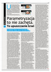 Research paper thumbnail of Monika Kostera, Anna Musiała: Parametryzacja to nie zachęta. To upuszczanie krwi