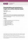 Research paper thumbnail of Peacebuilding and Extractives in Fragile and Conflict-affected States