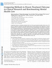 Research paper thumbnail of Comparing Methods to Denote Treatment Outcome in Clinical Research and Benchmarking Mental Health Care