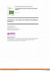 Research paper thumbnail of Introduction : les enjeux de l’analyse des politiques publiques