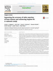 Research paper thumbnail of Improving the accuracy of wide resection of bone tumors and enhancing implant fit: A cadaveric study