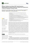 Research paper thumbnail of Relative Validity of an Italian EPIC Food Frequency Questionnaire for Dietary Factors in Children and Adolescents. A Rizzoli Orthopedic Institute Study