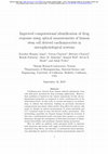 Research paper thumbnail of Improved computational identification of drug response using optical measurements of human stem cell derived cardiomyocytes in microphysiological systems