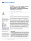 Research paper thumbnail of Computational prediction of drug response in short QT syndrome type 1 based on measurements of compound effect in stem cell-derived cardiomyocytes