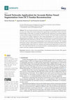 Research paper thumbnail of Neural Networks Application for Accurate Retina Vessel Segmentation from OCT Fundus Reconstruction