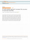 Research paper thumbnail of A multi-sample approach increases the accuracy of transcript assembly