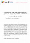 Research paper thumbnail of An Econometric Model MRLM + Analytic Hierarchy Process (Ahp) to Select the Best Alternative for a Real Estate Investment. Case: Apartment in Panama City (Panama)