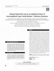 Research paper thumbnail of Delayed Adrenarche May Be an Additional Feature of IGSF1 Deficiency Syndrome