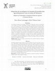 Research paper thumbnail of Adopción de tecnologías en sistemas de producción agroalimentario: una revisión de literatura