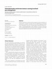 Research paper thumbnail of Osteodystrophy and brown tumour causing localised jaw enlargement