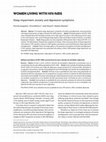 Research paper thumbnail of Women living with HIV/AIDS: sleep impairment, anxiety and depression symptoms