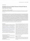 Research paper thumbnail of Sensitivity of Locus Ceruleus Neurons to Reward Value for Goal-Directed Actions