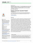 Research paper thumbnail of Reading wild minds: A computational assay of Theory of Mind sophistication across seven primate species