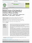 Research paper thumbnail of Repeated Courses of Oral Ibuprofen in Premature Infants with Patent Ductus Arteriosus: Efficacy and Safety