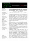 Research paper thumbnail of Effect of organic fertilizers and Bio: fertilizers on growth, yield and quality of cauliflower (Brassica oleracea L. Var. Botrytis)