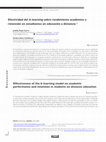 Research paper thumbnail of Efectividad del b-learning sobre rendimiento académico y retención en estudiantes en educación a distancia