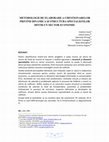 Research paper thumbnail of Methodologies of Designing Questionnaires Concerning the Dynamics and Structure of Specialists in an Economic Sector