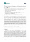 Research paper thumbnail of A Field-Portable Cell Analyzer without a Microscope and Reagents