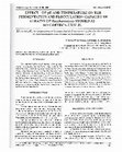 Research paper thumbnail of Efect of pH and temperature on the fermentation and flocculation capacity of strainns of Saccharomyces stored at mycotheca- URM. II