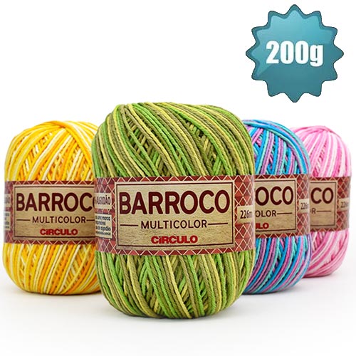 Barbante Barroco Multicolor 200g