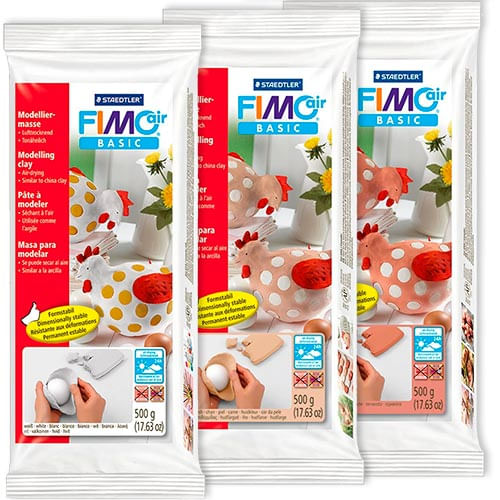 Massa Argila Fimo Air Basic 500g