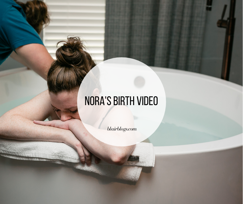 Nora's Birth Story | Unmedicated Birth Center Birth | Origins Keller | Blair Lamb Birth Story | BlairBlogs.com