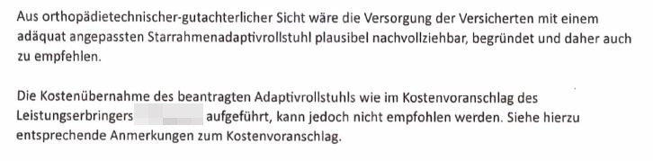 Der Kampf um eine angemessene Rollstuhlversorgung – und die Rolle vom MDK