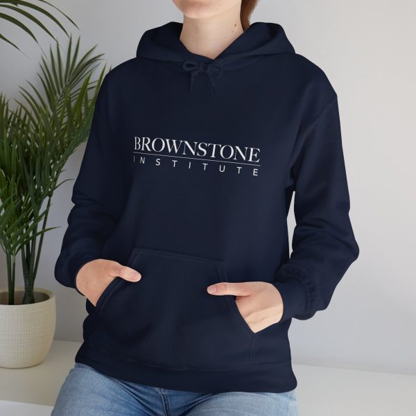 Brownstone Institute - Navy Hoodie