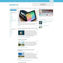 Delivery Lite Blogger Template