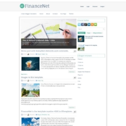 FinanceNet Blogger Template