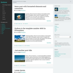 Hudson Blogger Template